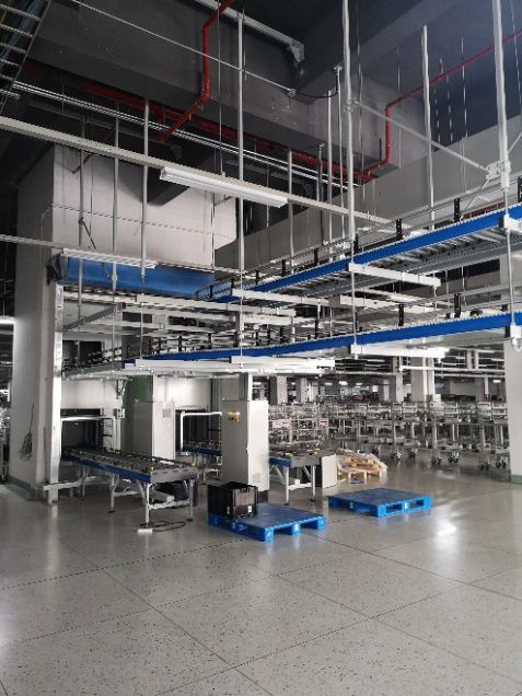 Production logistics projects in the communication industry